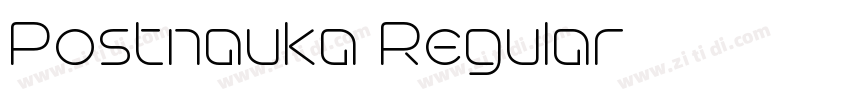 Postnauka Regular字体转换